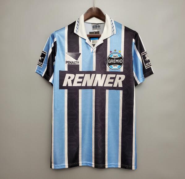 1995 Grêmio Foot-Ball Porto Alegrense Retro Home Kit Soccer Jersey